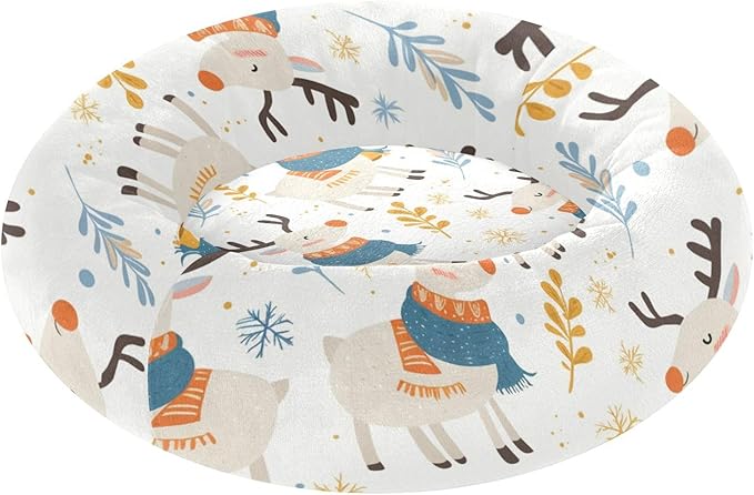 Lovely Elk Winter Pet Bed Medium Size Pet Bed & Dog Furniture