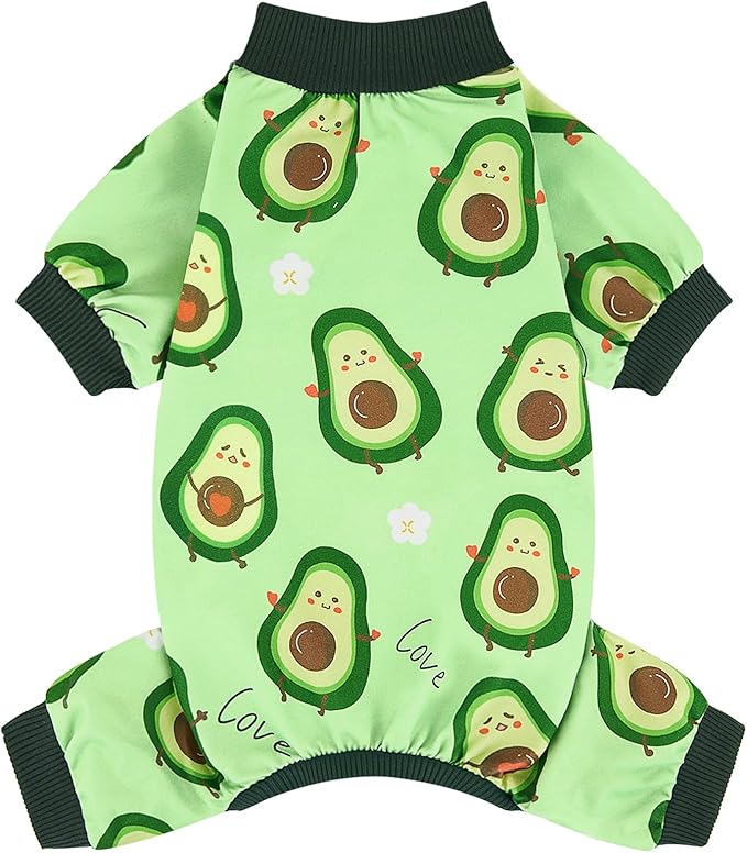 XPUDAC Dog Pajamas for Small Medium Dogs Girl Boy Cute Comfy Puppy Pjs Doggie Clothes Cat Pet Jammies Outfit, 213-M