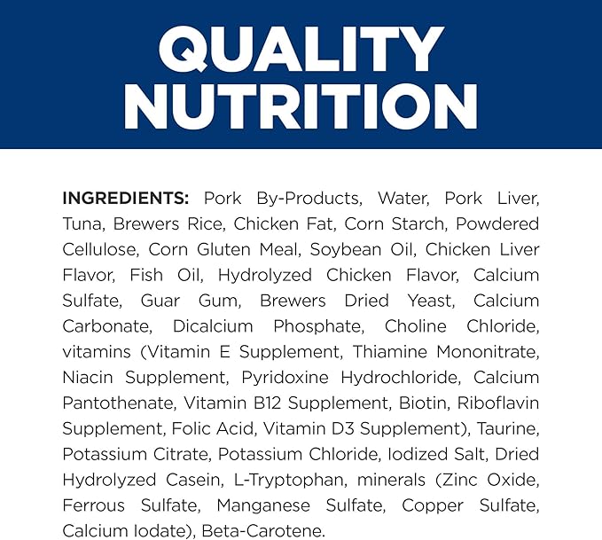 Hill's Prescription Diet c/d Multicare Stress Urinary Care Wet Cat Food, Tuna, 5.5 oz. Cans, 24-Pack