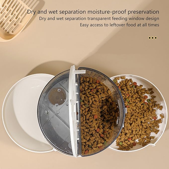Pet Feeding Bowl Cats Water Dispenser Food Feeder Treat Bowl Automatic Dog Houseware Watering Supplies for Cats for Pets