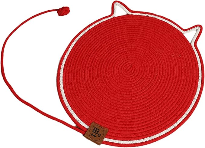 Peiiwdc Cats Interaction Scratcher Board Toy Furniture Protective Pet Rest Bed for, Climbing, Lounging Large Cats Mat
