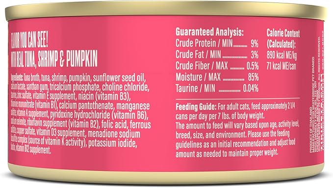 Tiki Cat Friends Tuna, Shrimp & Pumpkin, 2.8 oz. Can (12 Count)