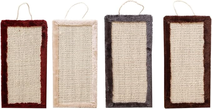 Cats Scratcher Scratching Board Scratch Board Toy Kitten Particle Board Sisal Scratcher Bed Toy Furniture Protectors