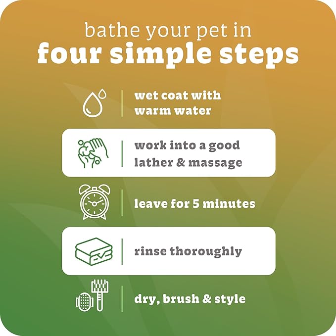 Espree Flea & Tick Dog Shampoo, Aloe Vera Based Formula, Made Without Sulfates, Parabens, Harsh Chemicals and Dyes, Pest Removal Shampoo, Flea & Tick Shampoo for Dogs, Pet Grooming Supplies, Gallon