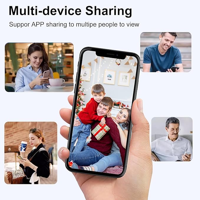Hidden Camera,1080P HD WiFi Mini Nanny Cam with Night Vision & Motion Detection - Indoor/Outdoor Wireless Security Spy Cameras for Home, Car, Baby & Pet Monitoring-Upgraded A9