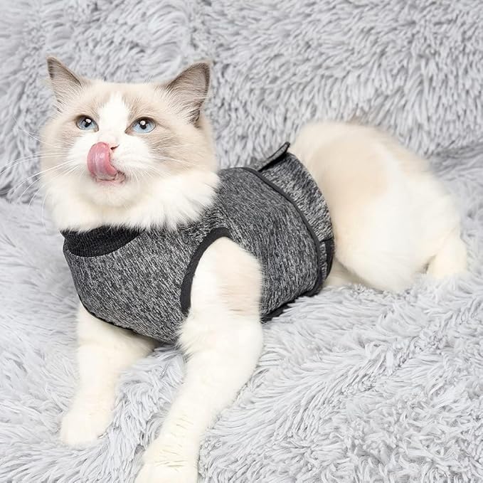 Pet Anxiety Jacket, Calming Vest with Adjustable Hook and Loop for Cats and Dogs, Soft Polyester Cotton Blend Fabric for Stress Relief During Thunder Fireworks and Travel