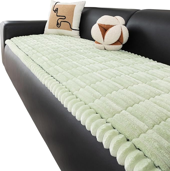 Thickened Sofa Cushion, Anti-Slip Couch Cover Cat Mat Pet Pad Blanket for Furniture Protector Customizable Sofa Slipcover,D,90x70cm(35x28inch)