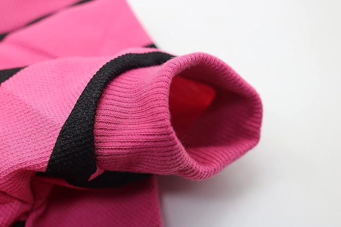 Medium Dog Clothes Striped Dogs Shirts Bulldog Sweater Pet Jumpers for Small Medium Large Dogs, XL, Rose