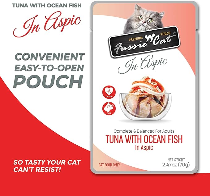 Fussie Cat Premium Tuna w/Ocean Fish in Aspic