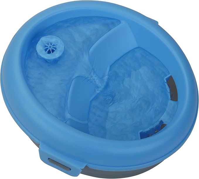 CoolerDog HealthSpring Pet Water Fountain – Ultra Quiet Filtered Dog & Cat Water Fountain with 3-Stage Filtration & Dental Care System, 4L (136 oz)