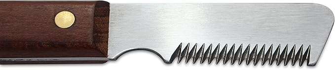 Mars Professional Dog Stripping Knife Grooming Tool, Sharp Tooth, for Coarse Fur, Right-Handed