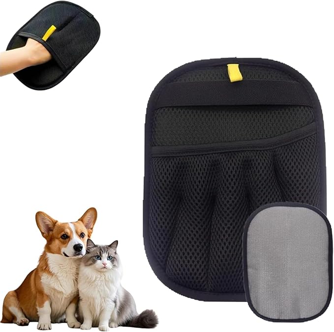 2026 Upgraded Pet Hair Removal Gloves for Cats & Dogs for Pet Owners, Efficient Grooming Tool for Shedding, Reusable