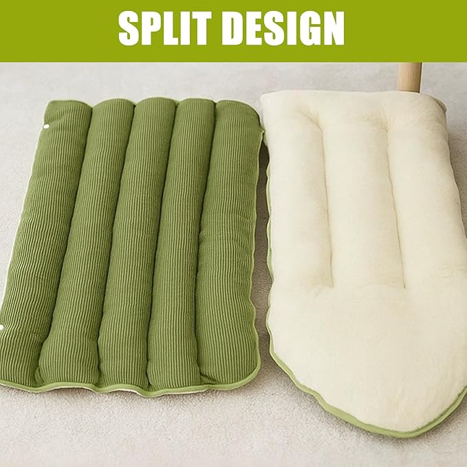 Washable Enclosed Cats House with Removable Cover Soft Plush Bed for Stress Relief Antislip Base Indoor Pet Furniture Detachable Pet Bed Cover
