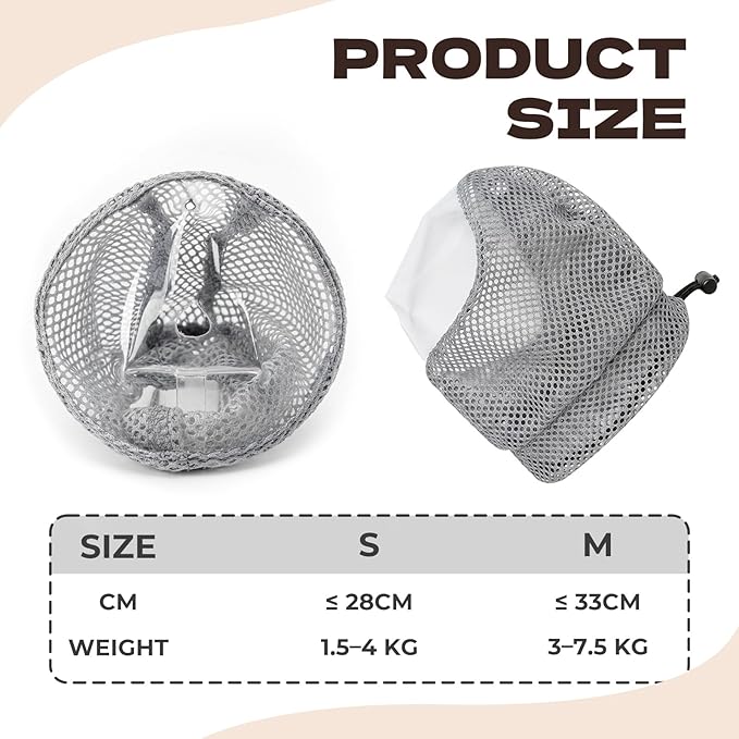 Adjustable cat Muzzle for Grooming and bite Prevention; Breathable TPU pet Muzzle; Comes with 4 Pairs of Silicone Anti-Scratch Gloves; Ideal for Nail Trimming, Bathing, and Veterinary use