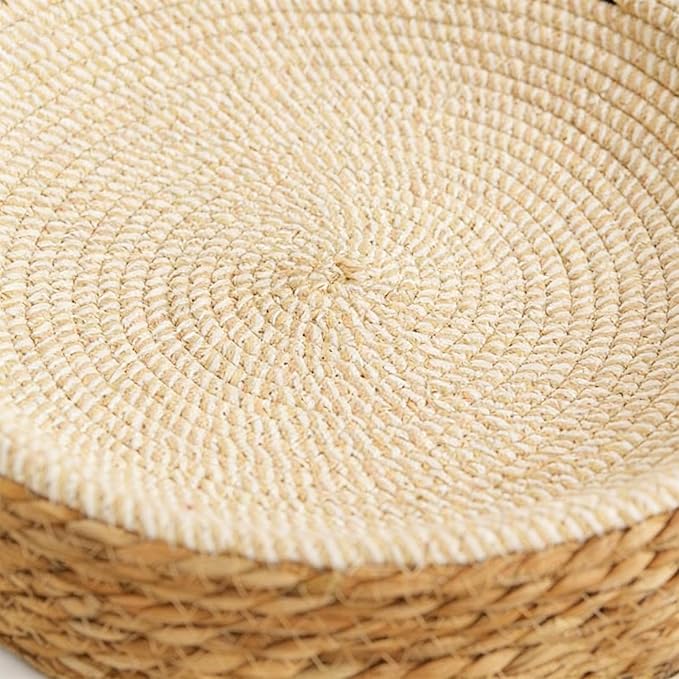 Cat Scratching Board, Breathable Woven Design with Kitten Ear Shape, Cotton Rope Bed for Play, Exercise, Enrichment, Nail Trimming, Paws Care, Indoor Cat Activity, Furniture Protection, Safe and Fun
