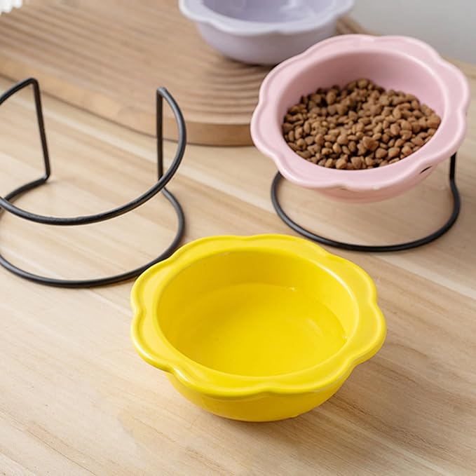 Ceramic Cats Bowl Nonslip Easy to Pet Food Water Dish for Dog Feeding and Watering Accessories Ceramic Bowl for Home Use