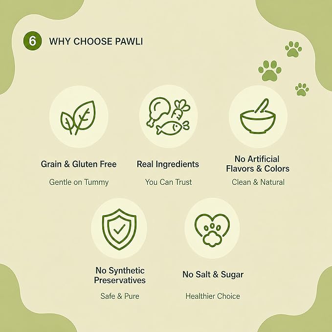 PAWLI Multivitamin Lickable Cat Treats, Squeeze Cat Treats for Daily Nutrition Support, All-in-One Cat Treats with Vitamins & Minerals, Grain-Free, 7 Count (3.5 oz Total)