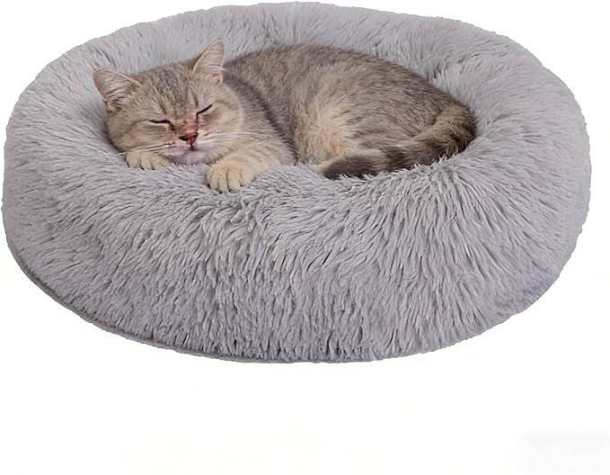 Pet Heating pad, Self Heating Pad for Outdoor Cat Houses, Warming Mat for Indoor Pet Beds & Furniture, Machine Washable (Light Grey, 23.62 X23.6 X0.78Inches)