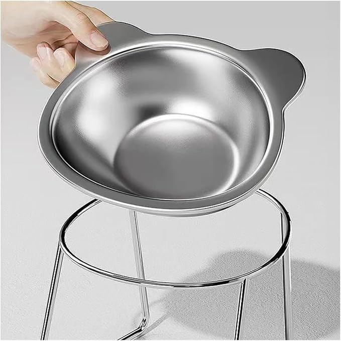 Stainless Steel Pet Bowl for Cats and Dogs Feeder