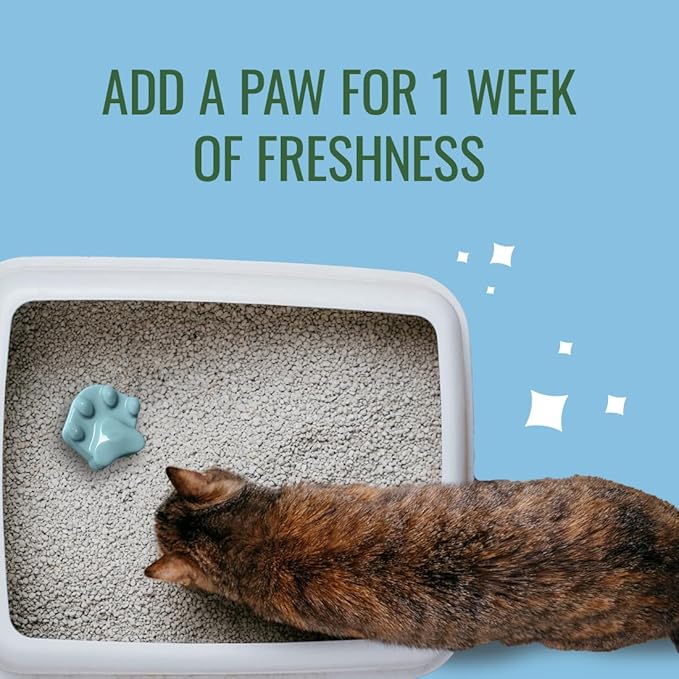 Citrus Magic Pet Odor Control Paws for Litter, Fresh Linen, 6-Count, Pack of 2