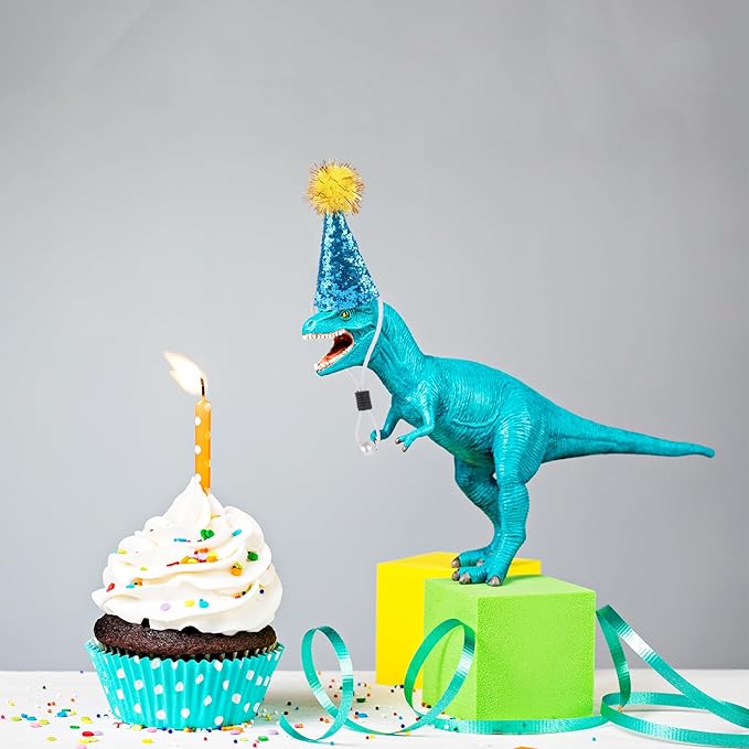 10pcs Mini Party Hats for Stuffed Animals Dog Cat Birthday Party Hat Rabbit Dinosaur Toy Animals Hat Pet Grooming Costume Accessories
