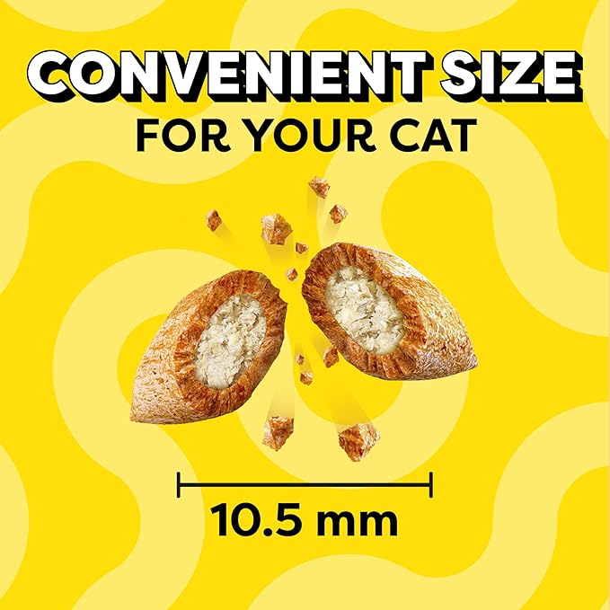 Temptations Cat Treats Classic Crunchy and Soft Cat Treats, Tasty Chicken Flavor, 3 oz. Pouch (Pack of 12)