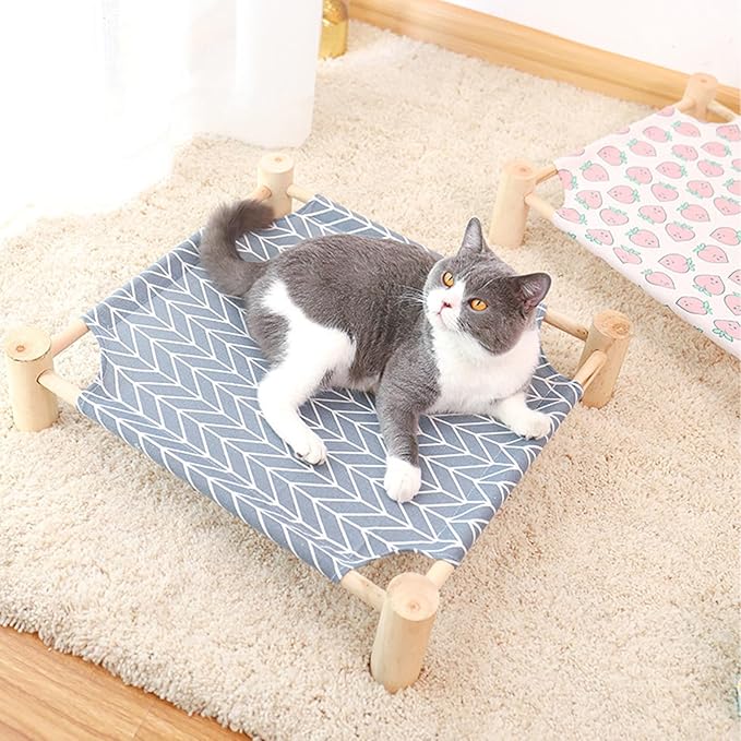 Pet Hammock Cat Puppy and Dogs Replacement Comfortable Cloth Camp Bed Nest Napping Bed for Small Pet Cat Bed Sheets