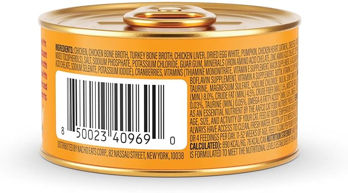 Made by Nacho Chicken Recipe Minced Wet Kitten Food, 3-oz can, Case of 24