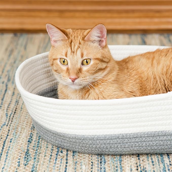 Kitty City Woven Cat Bed (Gray) (Pack of 2)