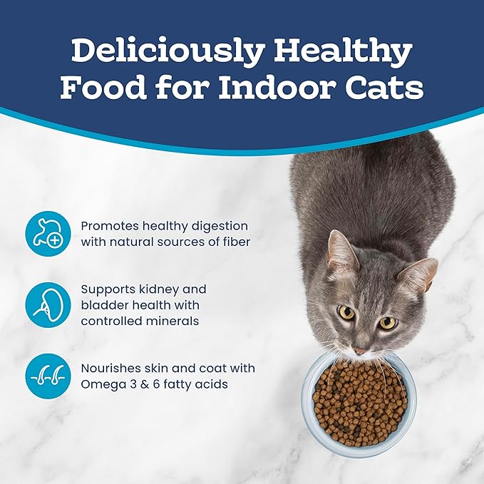 Blue Buffalo Tastefuls Adult Dry Cat Food Sensitive Stomach Formula, Made in the USA with Natural Ingredients, Chicken Recipe, 7-lb Bag