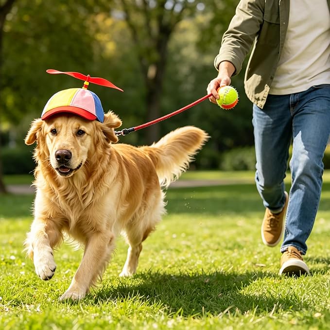 Pet Propeller Hat Cat Dog Colorful Pet Sun Protection Adjustable Baseball Cap Rainbow Pet Spinner Hat Funny Puppy Kitty Baseball Cap