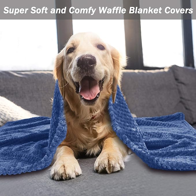 Dog Blanket,Soft Fuzzy Blankets for Puppy, Small,Medium,Large,X-Large Premium Fluffy Blankets Plush Fleece Throw Dog Bed, Couch, Sofa, Reversible Travel Warm Covers