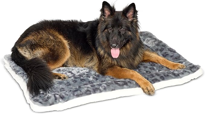 MidWest Homes for Pets Reversible Pet Bed; Machine Washable; Great for Extra Large Dog Breeds; Spotted Gray; 48"; 40248-FVGYS