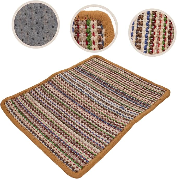 NOLITOY Cat Scratcher Cat Scratching Carpet Protector Cuttable Sisal Grinding Mat 30x40cm Pet Supplies Cat Supplies Soft Random Color