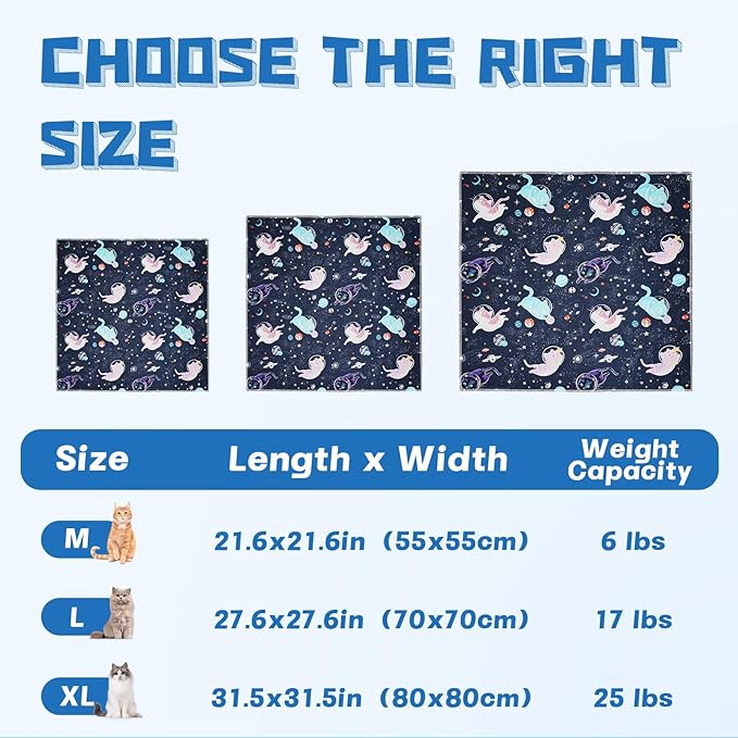 Supet Cat Grooming Wrap for Cutting Nails, 2026 Self-Adherent Cat Wrap, Anti-Escape Calming Cat Swaddle Wrap for Medicine, Nail Clipping, Teeth Brushing, Ear Cleaning