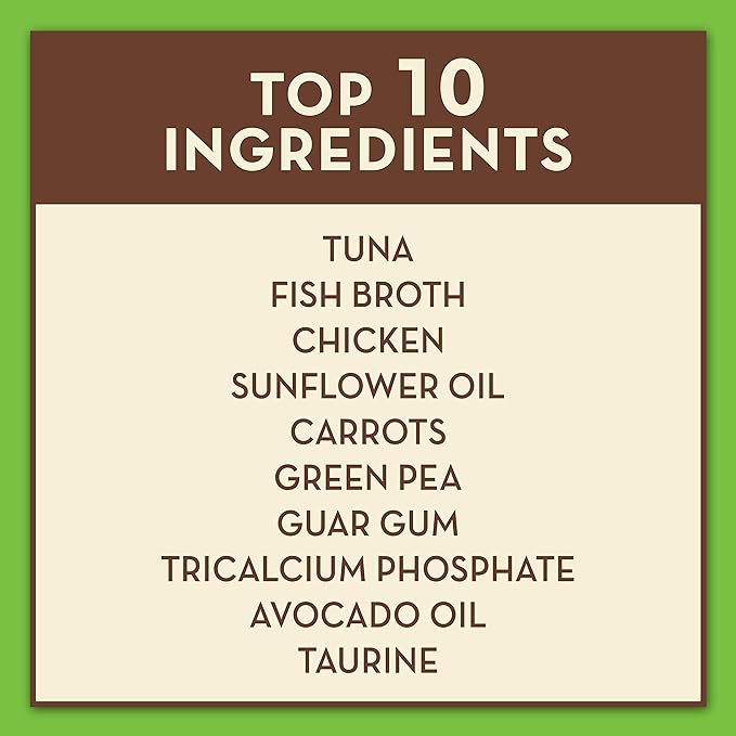 AvoDerm Natural Grain Free Tuna & Chicken Entrée with Vegetables Wet Cat Food 3 oz