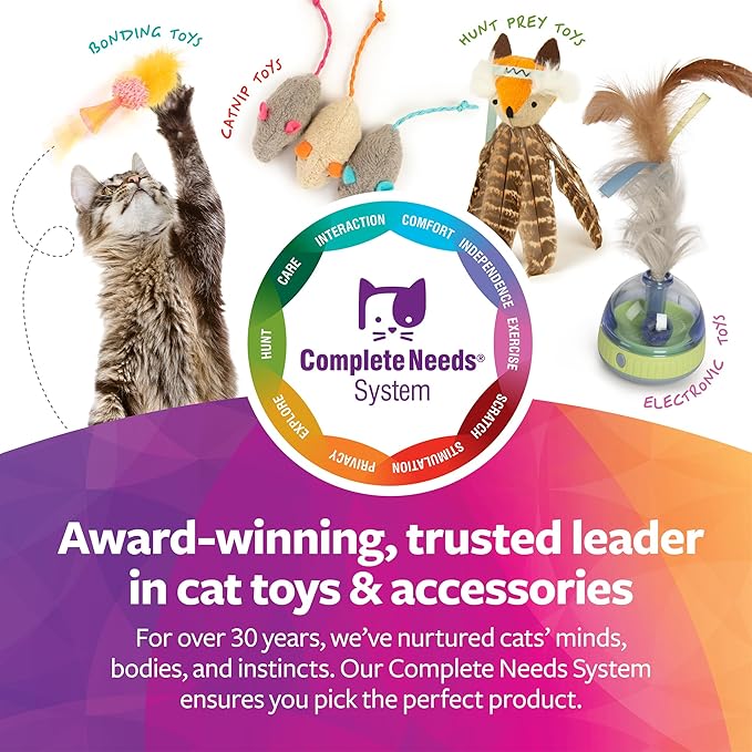 SmartyKat (3 Count) Bouncy Mouse Bungee Dangler Plush Cat Toys - Multi Color, 3 Count