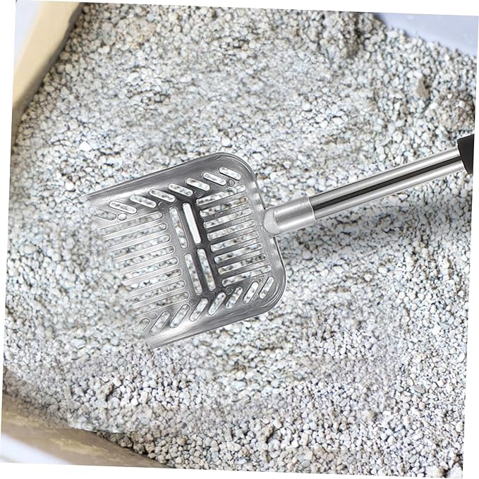 Kisangel Handle Cat Litter Shovel Pet Poop Scoop Practical Cleaning Tool for Easy Litter Management