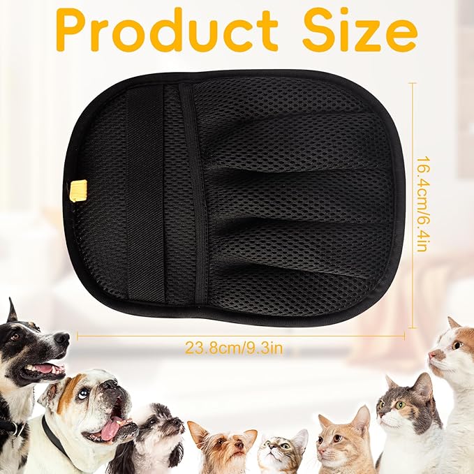 2026 Upgraded Pet Hair Removal Gloves for Cats & Dogs for Pet Owners, Efficient Grooming Tool for Shedding, Reusable