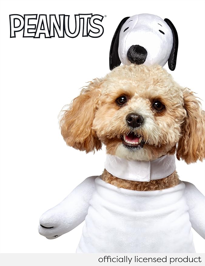 Peanuts: Snoopy Pet Costume for For Dogs or Cats by Rubies, Large