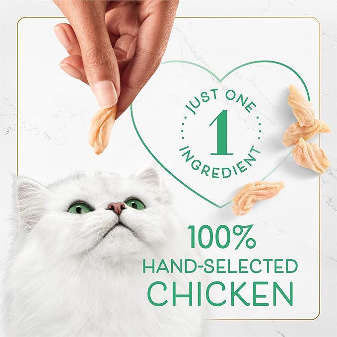 Purina Fancy Feast Natural Cat Treats, Purely Natural Hand-Selected Chicken - (Pack of 5) 10 ct. Pouches