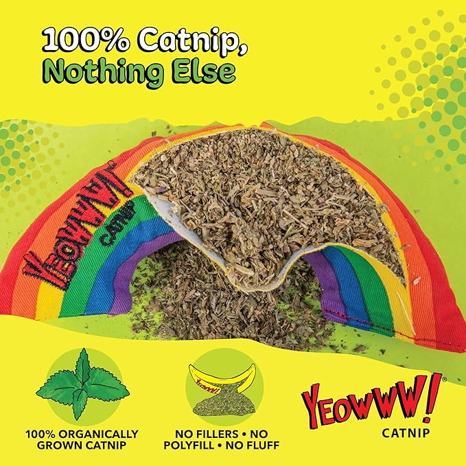 Yeowww! Catnip Toy, Rainbow