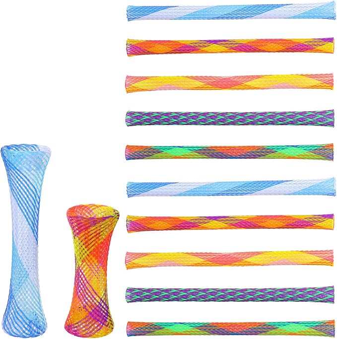 35Pcs Cat Spring Toys, Kitten Tube Toy Indoor Interactive Cat Toys, Colorful Cats Chew Toy Telescopic Foldable Plastic Coil for Pet to Chase Scratch Bite Pounce