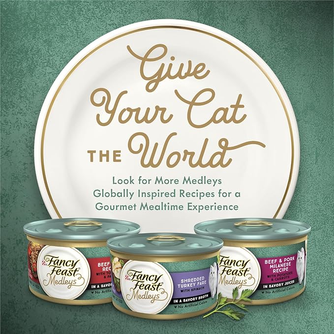 Fancy Feast Elegant Medley Tuscany Collection Cat Food (Case of 2)