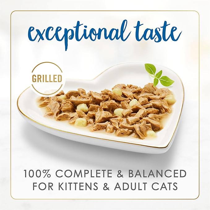 Fancy Feast Purina Delights with Cheddar Grilled Whitefish and Cheddar Feast in Wet Cat Food Gravy Cat Food - 3 oz. Cans (Pack of 48)