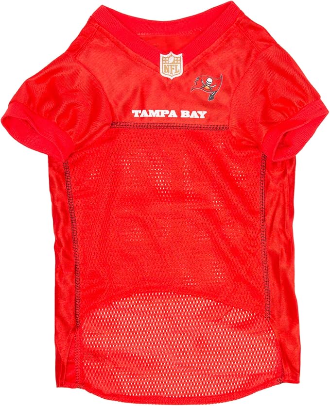 NFL Tampa Bay Buccaneers Red Mesh Pet Football Jersey (Medium)