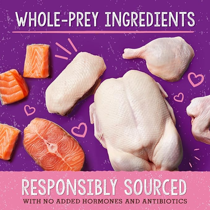 Stella & Chewy's Stella's Solutions Skin & Coat Boost Cage-Free Duck & Wild-Caught Salmon Dinner Morsels Freeze-Dried Raw Cat Food, 7.5 oz.