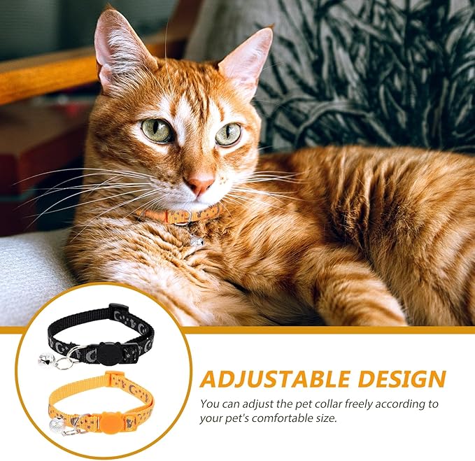2 Pcs Cat Collars for Boy Cats with Kitten Neckwear Breakaway,Kitten Collar,Cat Collar Breakaway