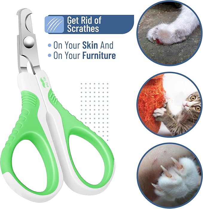 Mr. Pen- Cat Nail Clipper, Stainless Steel, Professional Sharp Cat Claw Trimmer for Small and Medium Cats, Pet Nail Clipper with Sturdy Non Slip Handle