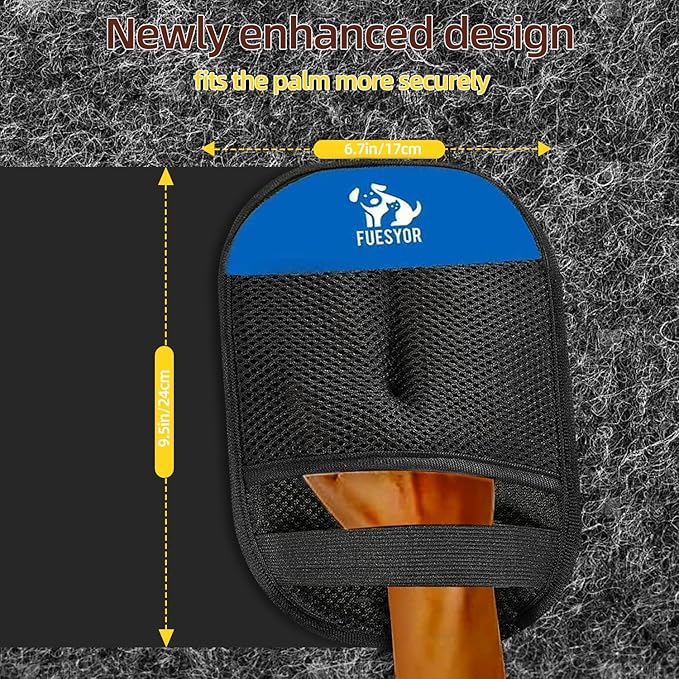 Pet Hair Remover Tool Glove for Cats & Dogs, Static Lint and Fur Removing Mitts for Laundry, Couch, Carpet, Clothing, and Auto Seats